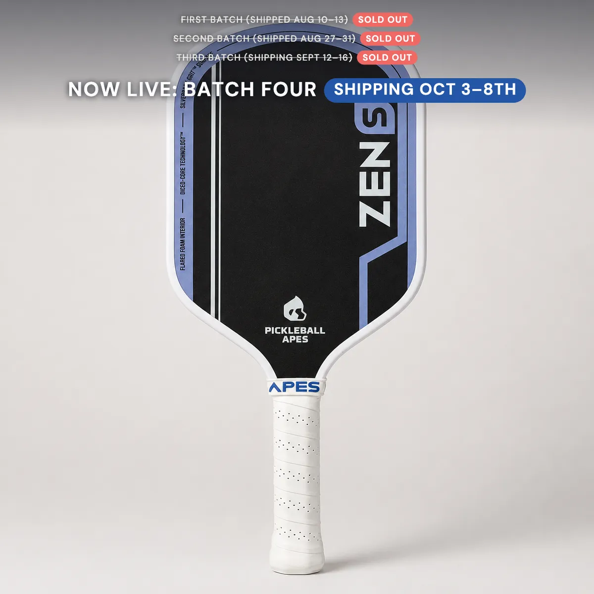 Pickleball Apes Zen S+